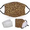 Cheetah Print - Reusable Adult Face Masks - 2 Filters