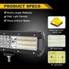 AUXTINGS 18 inch 450W 4 Row LED Light Bar Work