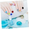 Minkissy 10pcs Detachable Nail Plush Fluffy Magnetic Manicure Accessories for