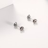 1 Pair Implant Grade Titanium Earrings Stud Set Hypoallergenic Earrings
