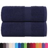 vidaXL Guest Towels Pack of 2 Navy Blue 30 x