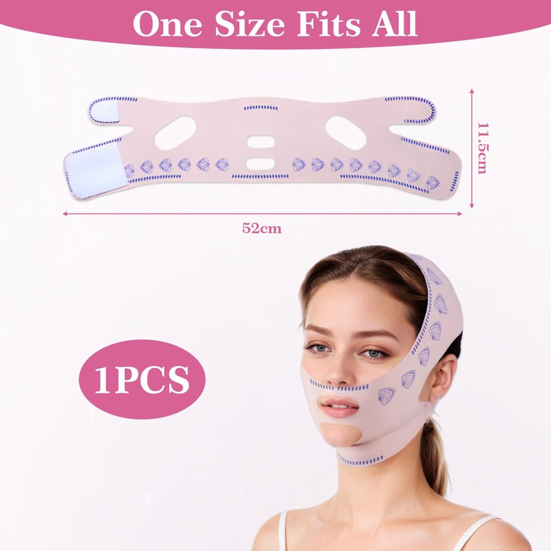 2 PCS Chin Strap for Double Chin V Line Face