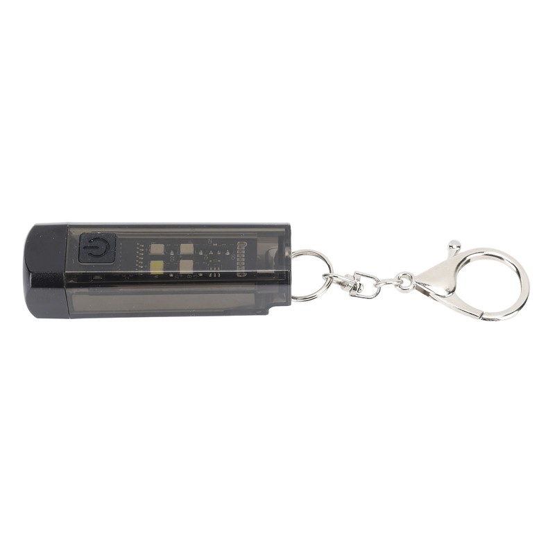 Keychain Flashlight Plastic 2 Lighting Mode Magnetic USB Rechargeable Portable