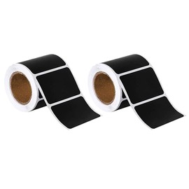 FSSTUD 240 Pcs Reusable Black Chalkboard Labels Rectangle Spice Jar Labels Blank Pantry Stickers Removable Canning Canister Stickers for Home Kitchen