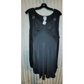 Bundle of Joy NEW Plus Size Maternity - Bundle Of Joy Tank Top / Tunic/ Blouse - Black 3X