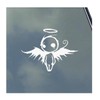 Gothic Angel or Devil Vinyl Sticker Decal Demon Cute Your