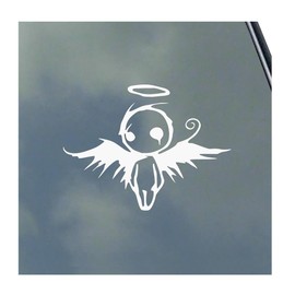 Gothic Angel or Devil Vinyl Sticker Decal Demon Cute Your Choice of Either or Discount on Both
