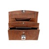 GERMANUS Toni Waiter's Wallet, Gastro Wallet, Real Leather, Wild Brown