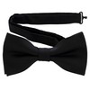 JEMYGINS Black Men's Bow Tie, Simple Accessory, Wedding, Reception, After-Party,