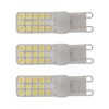 3Pcs G9 LED Light Bulb Dimmable Energy Saving Bi Pin
