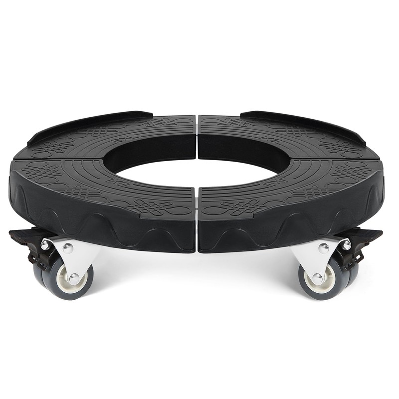 W B D WEIBIDA Trash Can Dolly Wheels Adjustable 15-19