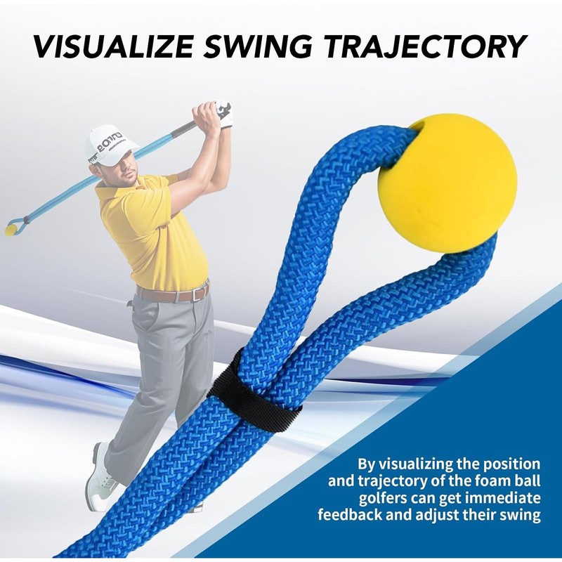 Golf Swing Trainer, Golf Swing Training Aid Rope Golf Swing