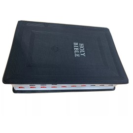 KJV Study Bible Black Faux Leather by Christian Art Gifts Inc. index