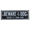 AB Tools Two Garden Gate Signs - 'Beware of Dog'