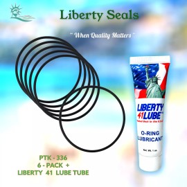 LIBERTY SEALS JS-1903 JS Series Cover O-ring  PTK-336 For WMC  WITH 6-PACK & LUBE TUBE