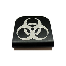 Morale Tags Biohazard Hat Clip for Tactical Patch Caps (Black)
