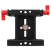 1/4in Camera Mounting Base Plate Aluminum Alloy 15mm Diameter DSLR