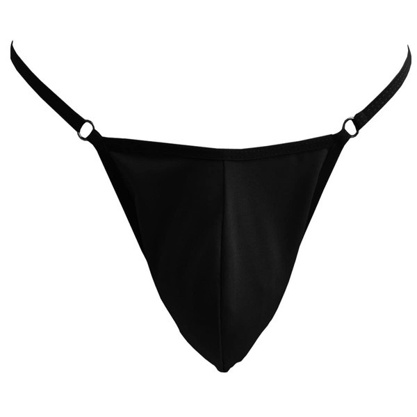 VemeFufu Men's G-String Sexy Hot Tanga Funny Briefs Mankini Panties G-Strings Stretchy for Men One Size, Black