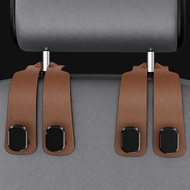 Car Headrest Hooks for Bags and Everyday Storage – Easy-Install