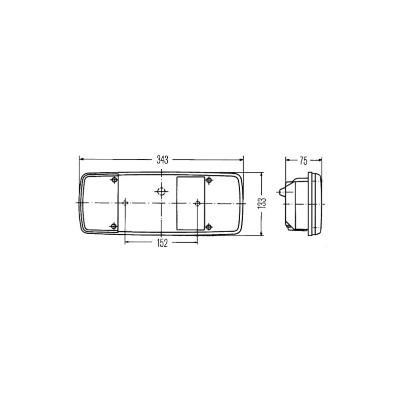 HELLA 2VP 003 567-111 Rearlight - left - für u.a.