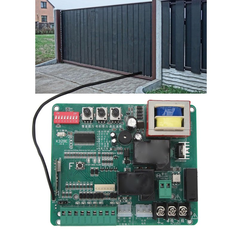 Circuit Control Board for Sliding Gate Opener, Electronic Main Replacement