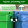 KAOHONG 3 Packs Reusable Recycling Bags with Handle Separate Sorting