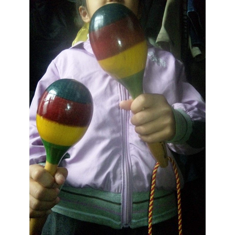 [TradeWind] Maracas Latin Percussion Wood Wood Percussion Shaker Egg Shape