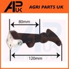 APUK 4x Rubber Bonnet Boot Fastener Catch Pull Strap Pannel
