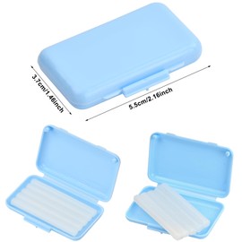 Vesaneae 10 Boxes Orthodontic Wax for Braces, 50 Strips of Dental Wax, Braces Wax, Pre-Cut Orthodontics Wax to Relieve Irritation Pain, Mint Flavour