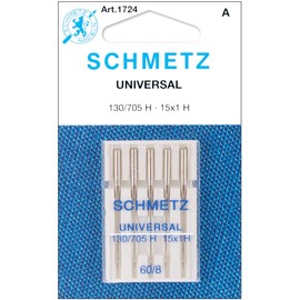 Euro-Notions Universal Machine Needles-Size 8/60 5/Pkg