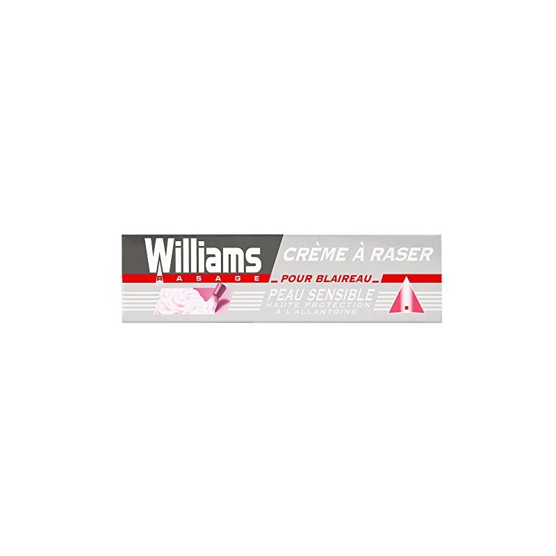 Williams, Scheercrème voor de gevoelige huid, hoge bescherming tegen allantoïne,