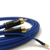 Phono Cable 75 cm with Extra Long Earth Cable Shielded