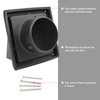 FRESH SPEED 4 Inch Black Dryer Vent Cover Outside Stainless