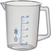 TRUSCO HPB-100 Polypropylene Blue Scale Beaker 3.4 fl oz (100