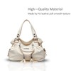 NICOLE & DORIS Women's Handbag, PU Leather, Gal Bag, Tote