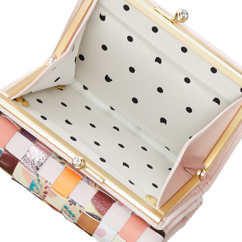 Tsumori Chisato Eponeko Mesh Trifold Wallet Wallet Purse, pink (04)