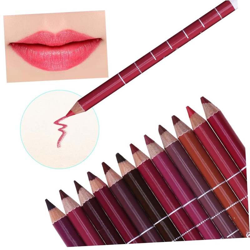 Beavorty 36 Pcs Lip Liner Pencils Set Pipliner Pencil Waterproof