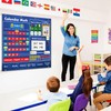 BOHEMIABY Circle Time Learning Center Classroom Pocket Chart Preschool, Educational