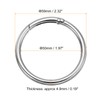 QUARKZMAN Round Spring O Rings, 2 Pieces 2.32 Inch OD
