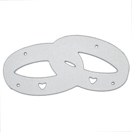 Linked Wedding Rings Metal Cutting Die