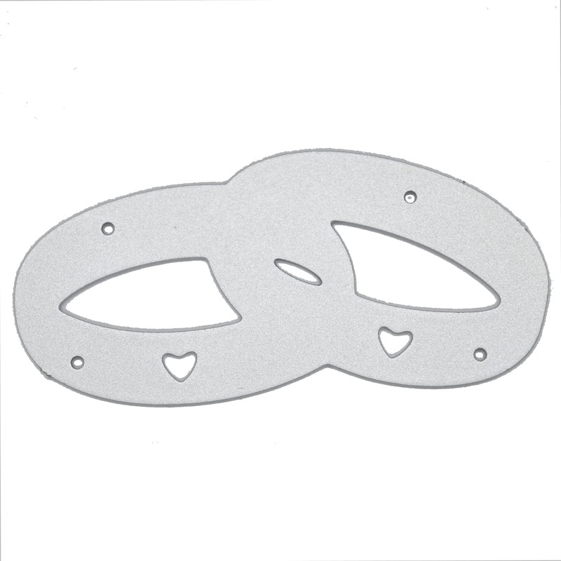 Linked Wedding Rings Metal Cutting Die