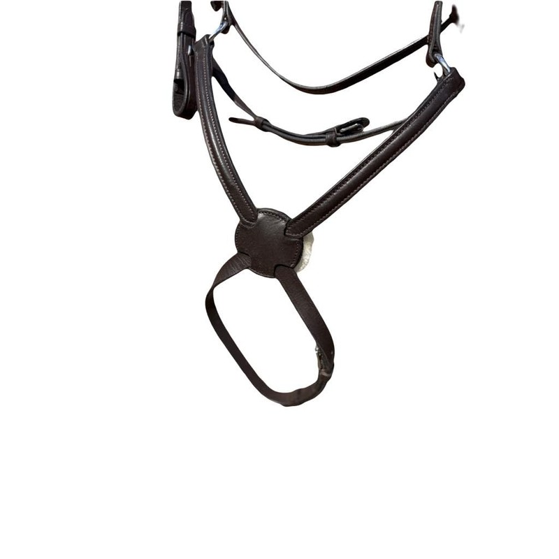 STARLIGHT BASIC GRACKLE LEATHER BRIDLE WITH REINS SIZE FULL -SHET