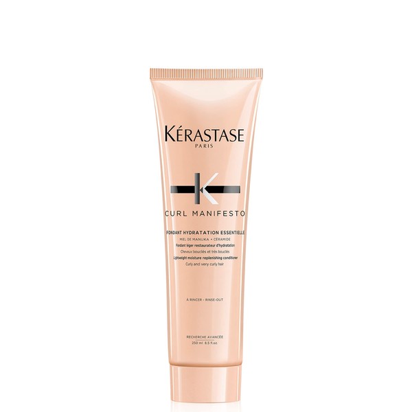 Kérastase Hair Conditioner for Curly and Frizzy Hair, with Manuka Honey, Fondant Hydration Essential Conditioner, Curl Manifesto, 250 ml