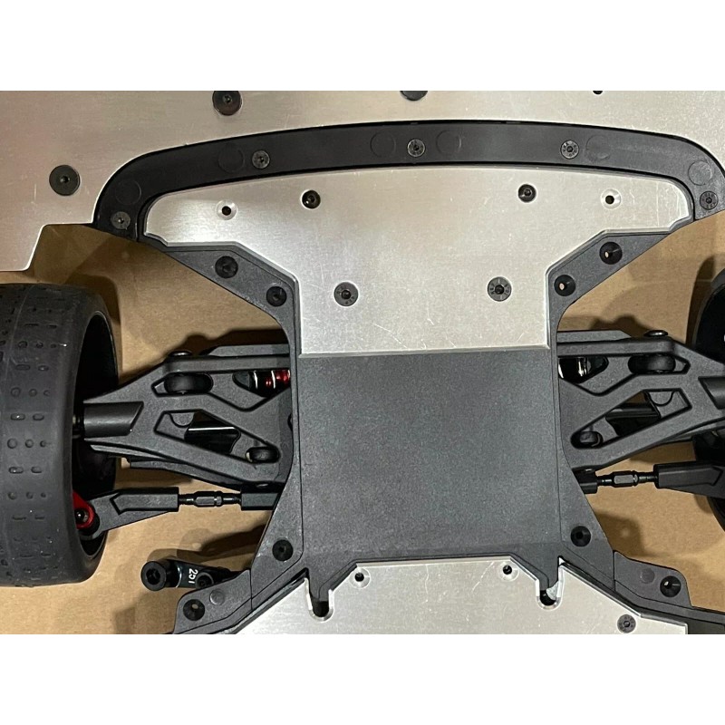 MR 4pcs Aluminum Side Skid Plate Chassis For Arrma Infraction