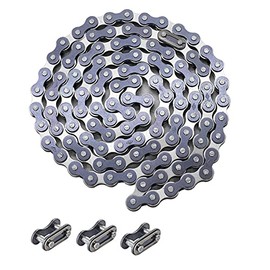 Yudesun Bike Accessories Bike Chain Single Speed Thick Bicycle Chain 24/26 Inch 98 Links
