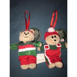 Starbucks 2019 Starbucks Bearista Plush Bear Set Christmas Tree Ornament Stocking Stuffer