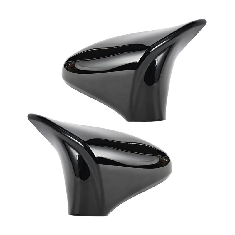 Gloss Black M Style Side Mirror Cover Caps For Lexus