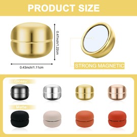 Premium Strong Hijab Magnets Pins, Hijab Magnetic buttons, Magnet Hijab Pins for Woman muslim hijab pin Clothes, Shawal Clips Undercap Collar stay Scarf (8 Bright colors)