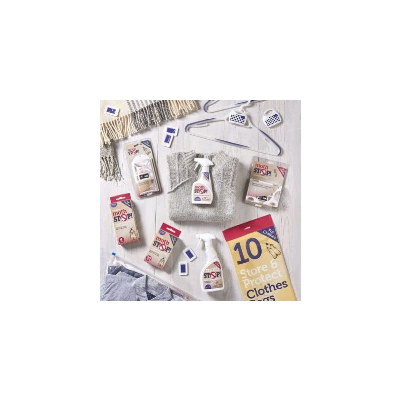 lakeland 2 Moth Stop Clothes & Carpet Moth Detector &