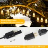Brightever 30FT LED Outdoor String Light with 16 ST38 Vintage